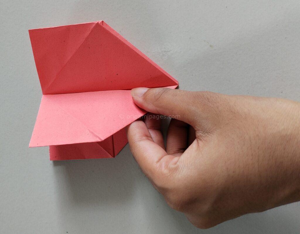 Origami Candy Box Step: 7a