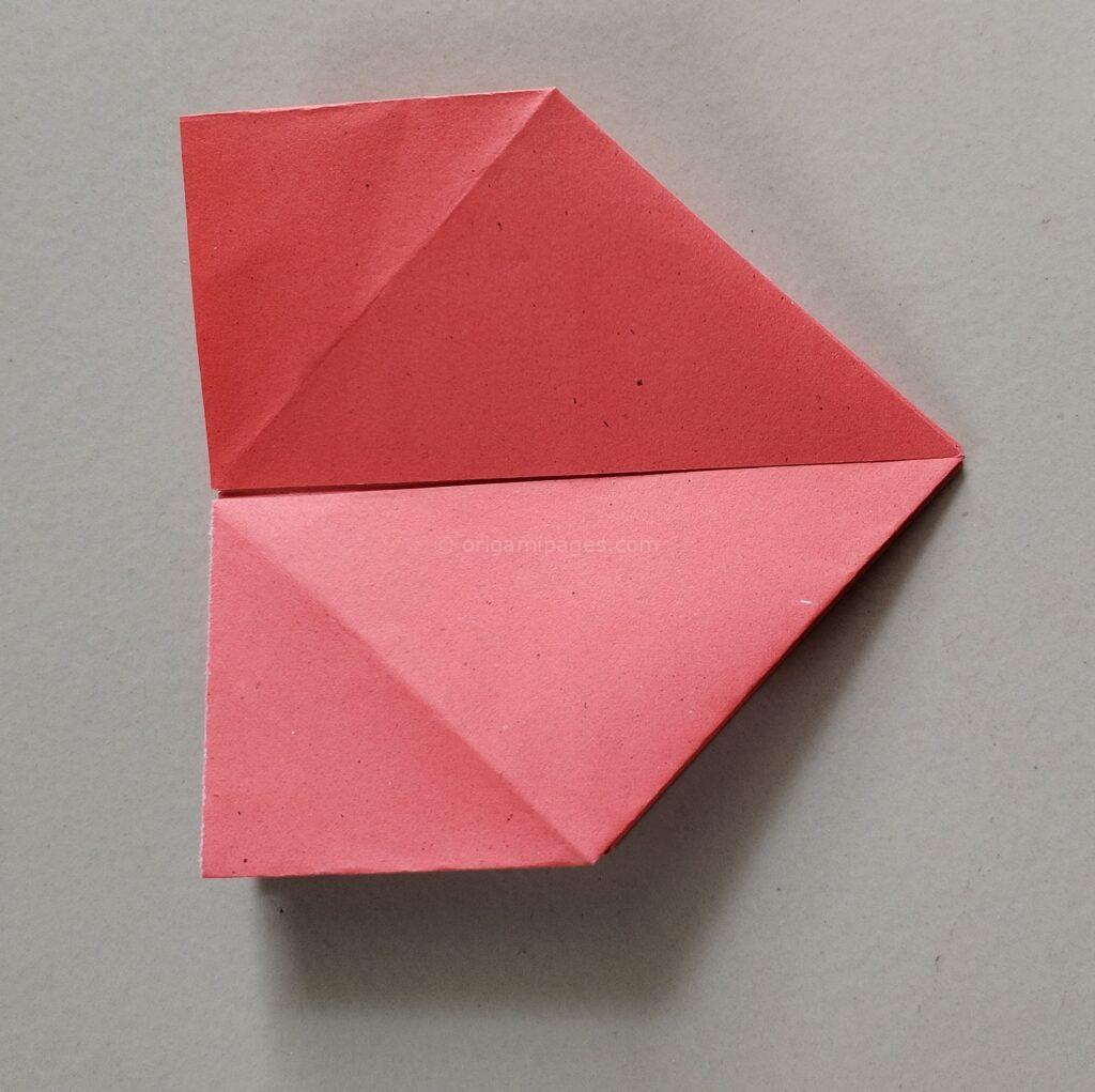Origami Candy Box Step: 7b