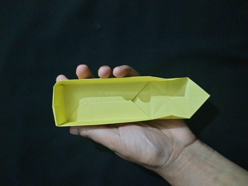Origami Rectangle Box Step: 8b