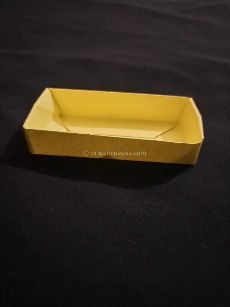 Origami Rectangle Box Step: 9b