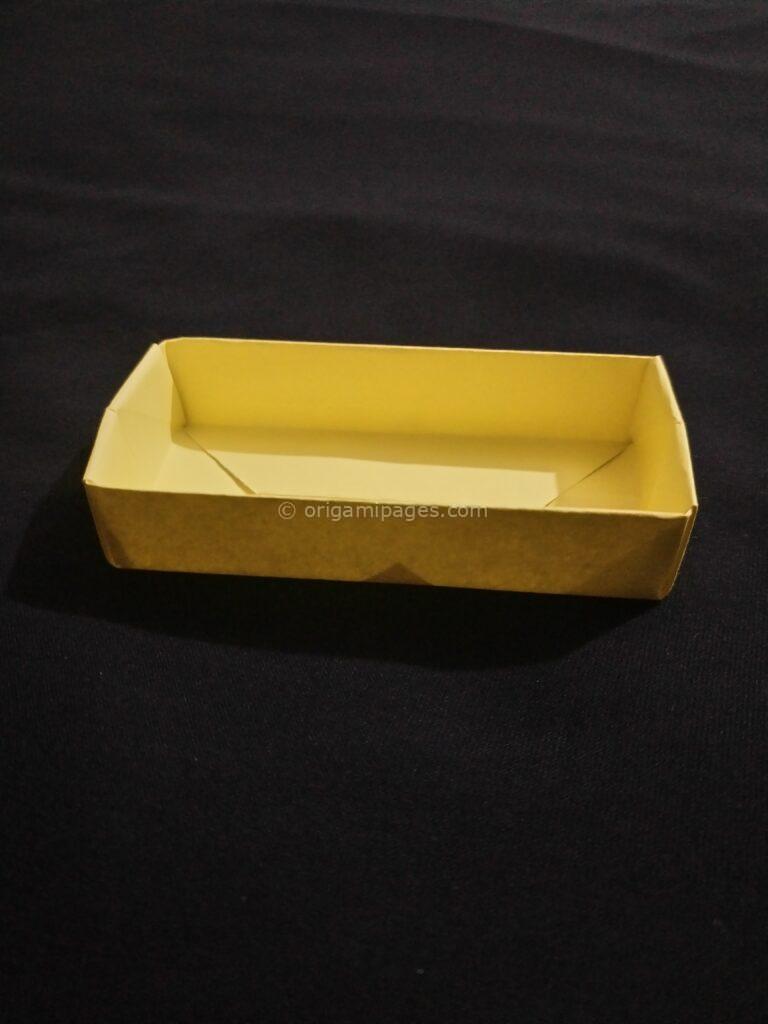 Origami Rectangle Box Step: 9c