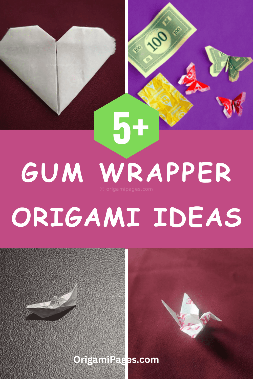 6 Best Gum Wrapper Origami Projects for Beginners