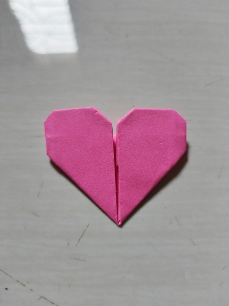 Sticky Note Origami Heart