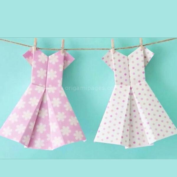 Origami dresses.