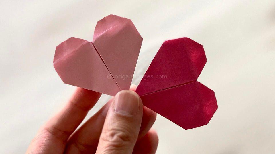 Origami Heart Bookmark