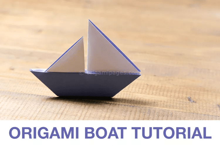 Origami boat