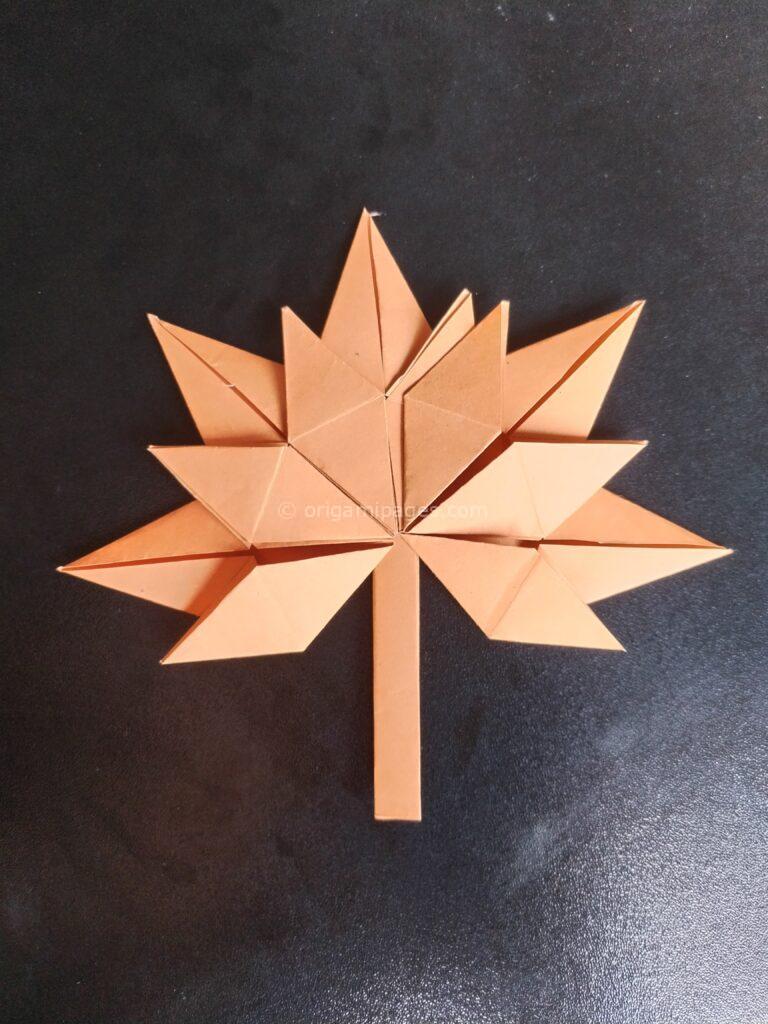 Origami Maple Leaf