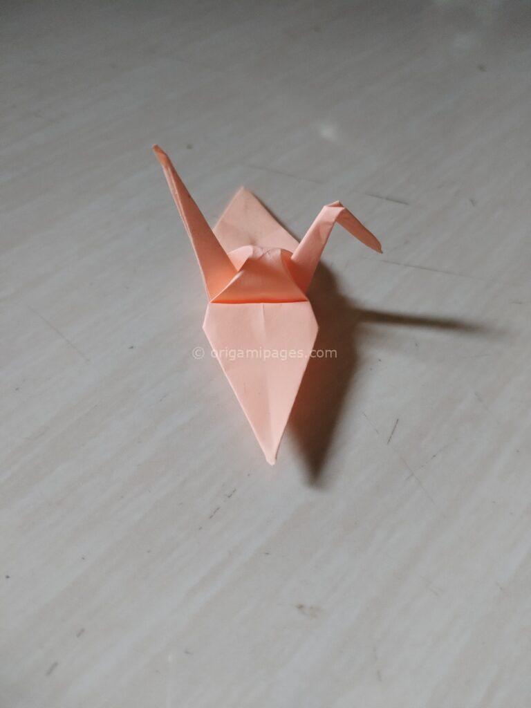 Sticky Note Origami Crane