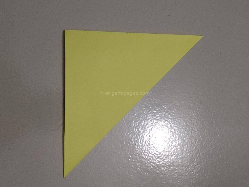 Origami pelican step: 2-a