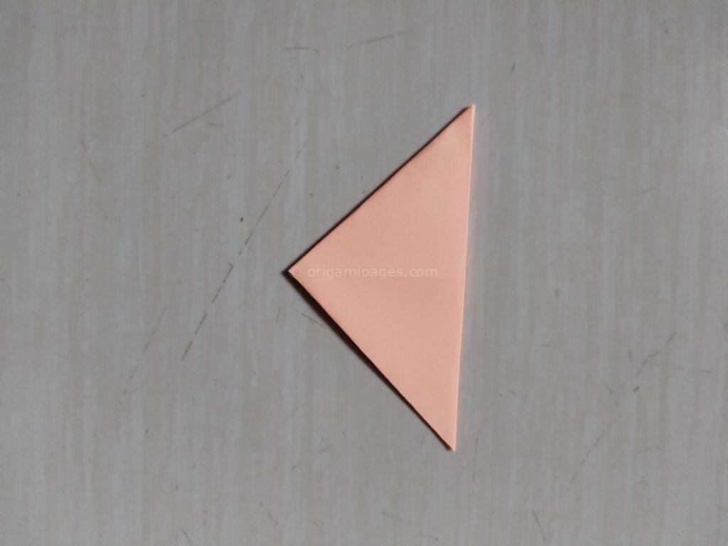 Sticky Note Origami Crane Step : 3-b