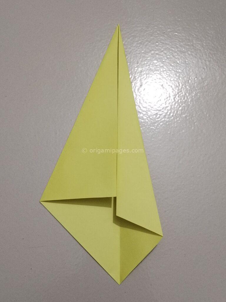 Origami pelican step: 3-c