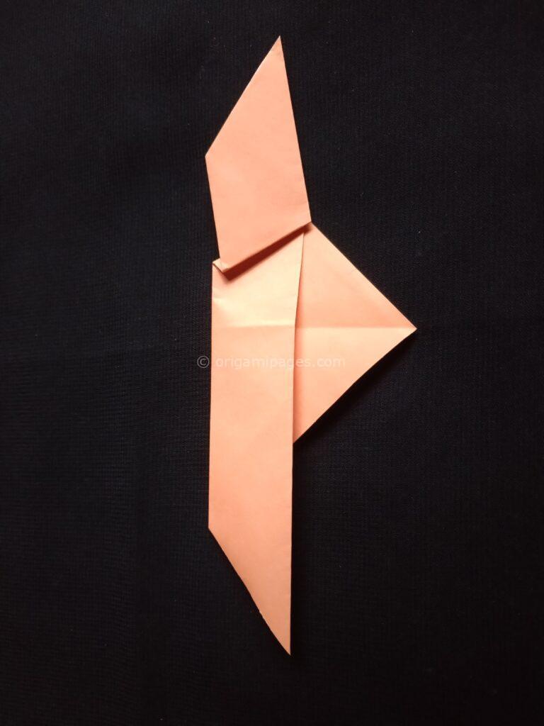 Origami Bat Step: 3-d
