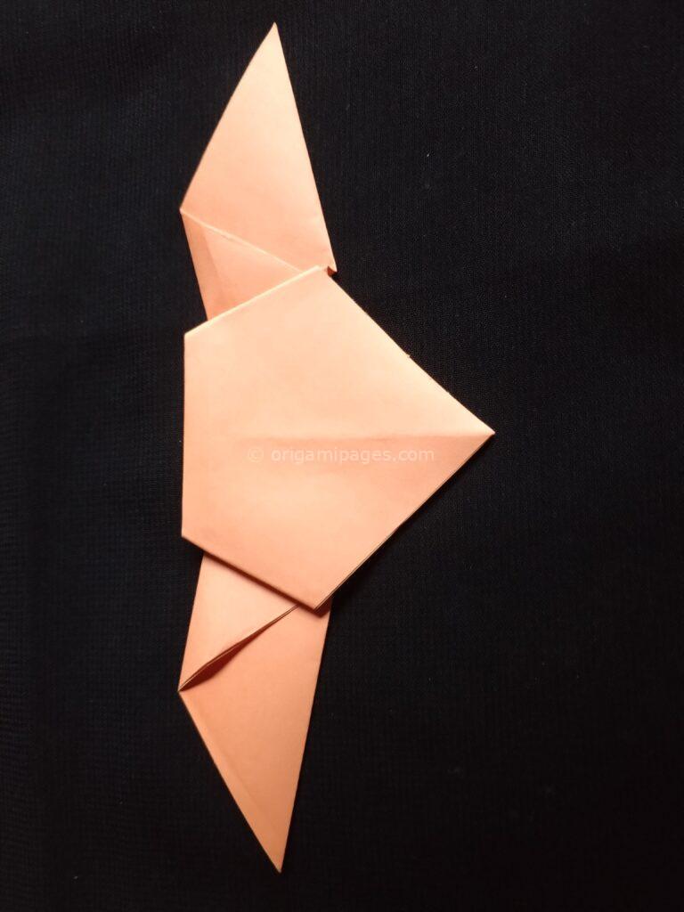 Origami Bat Step: 4-a