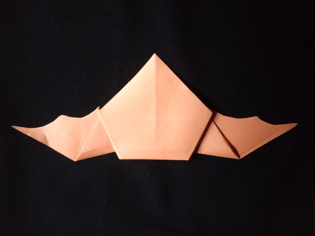 Origami Bat Step: 4-b