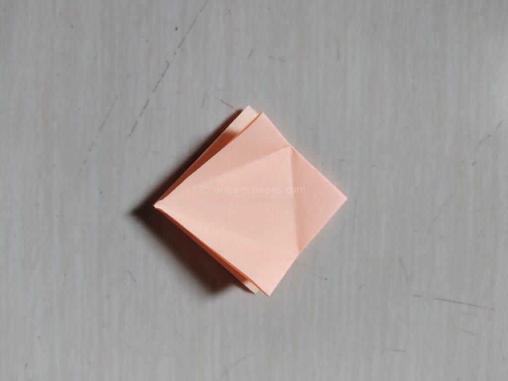 Sticky Note Origami Crane Step : 5-a