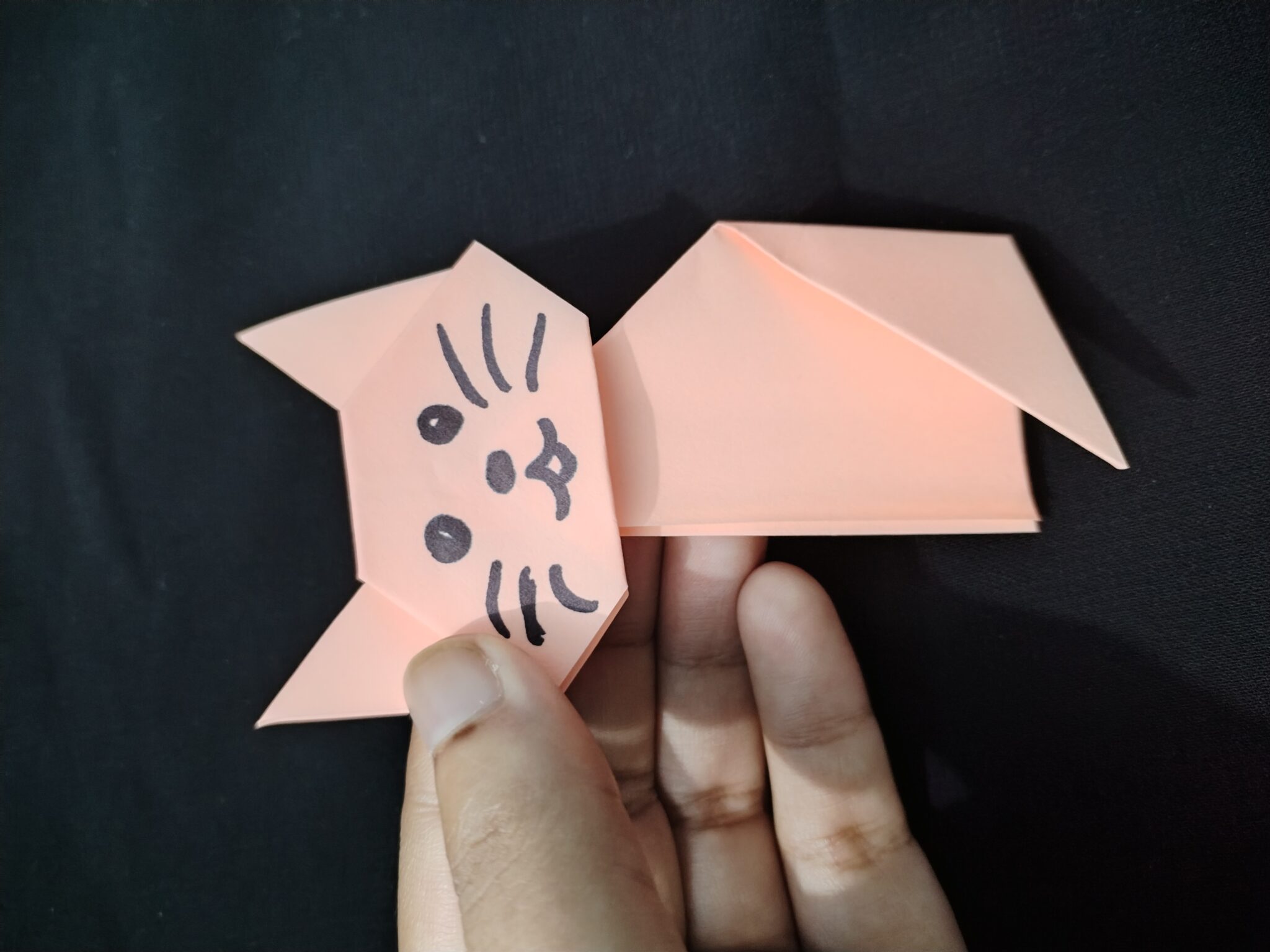 Sticky Note Origami Cat Tutorial Sticky Note Origami Cat: A Step-by-Step Guide