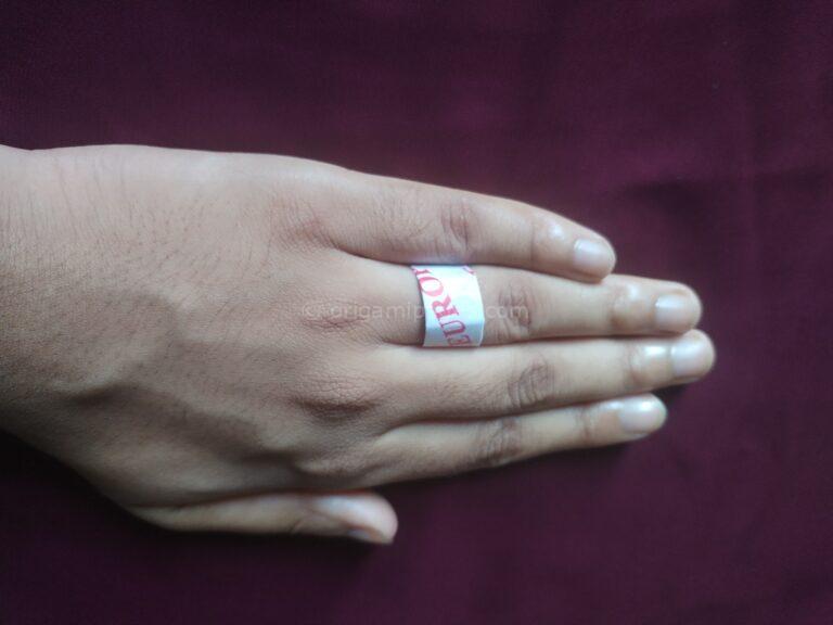 How to Make a Gum Wrapper Origami Ring: A Step-by-Step Guide