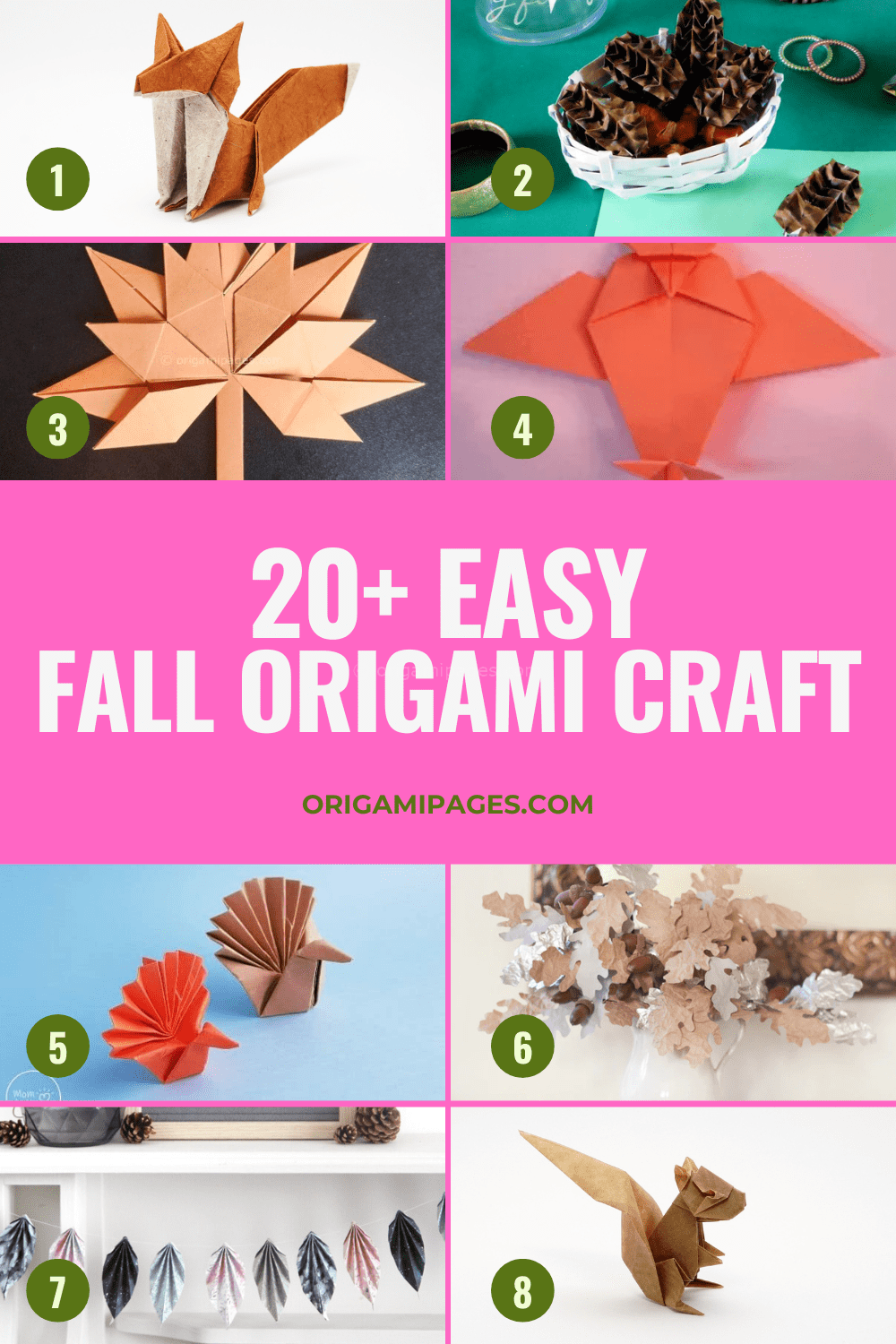 22 Fall Origami Ideas for All Skill Levels