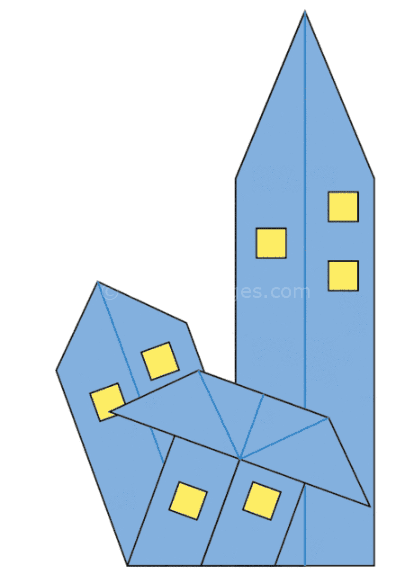 Origami Haunted House