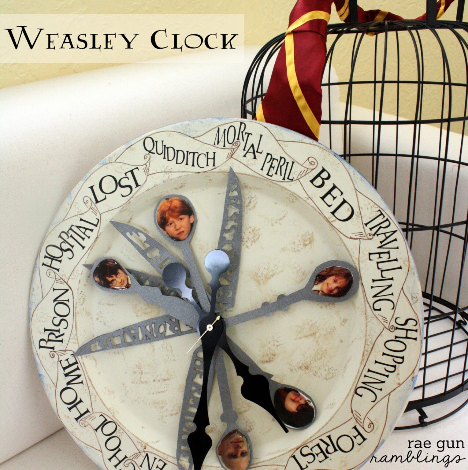Harry Potter wall clock main image 1